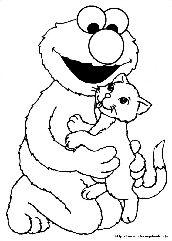 Sesame Street coloring picture